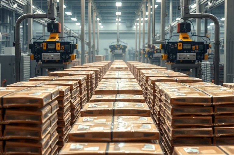 圓柱坐標碼垛機器人創新倉儲自動化解決方案